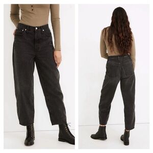 Madewell Balloon Black Jeans
